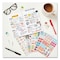 Avery Planner Sticker Variety Pack, Budget, Fitness, Motivational, Seasonal, Work, Assorted Colors, 1744PK 6785 - alternate 7